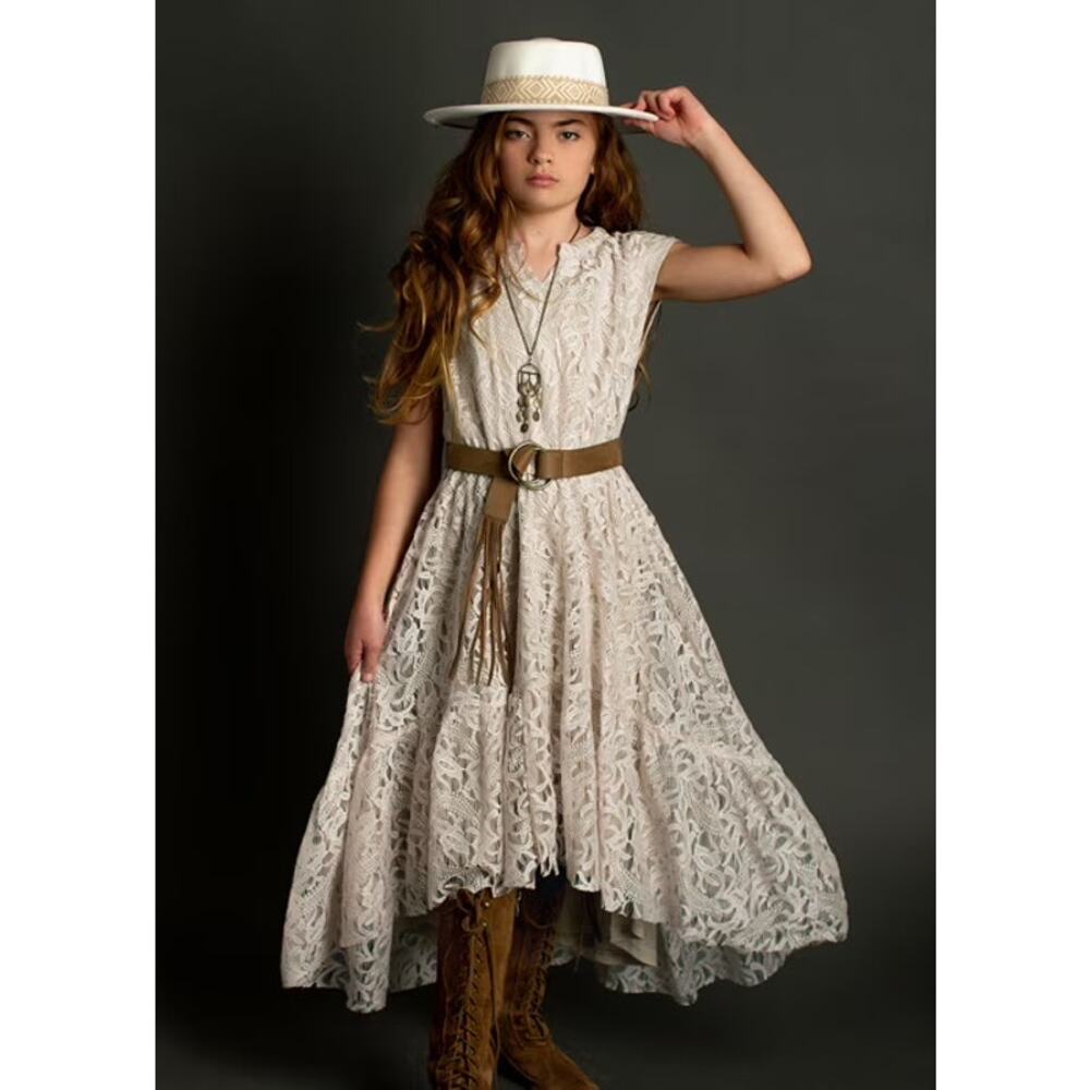 Joyfolie Mia Joy Hadley Dress in Turtledove Girl’s Size 10